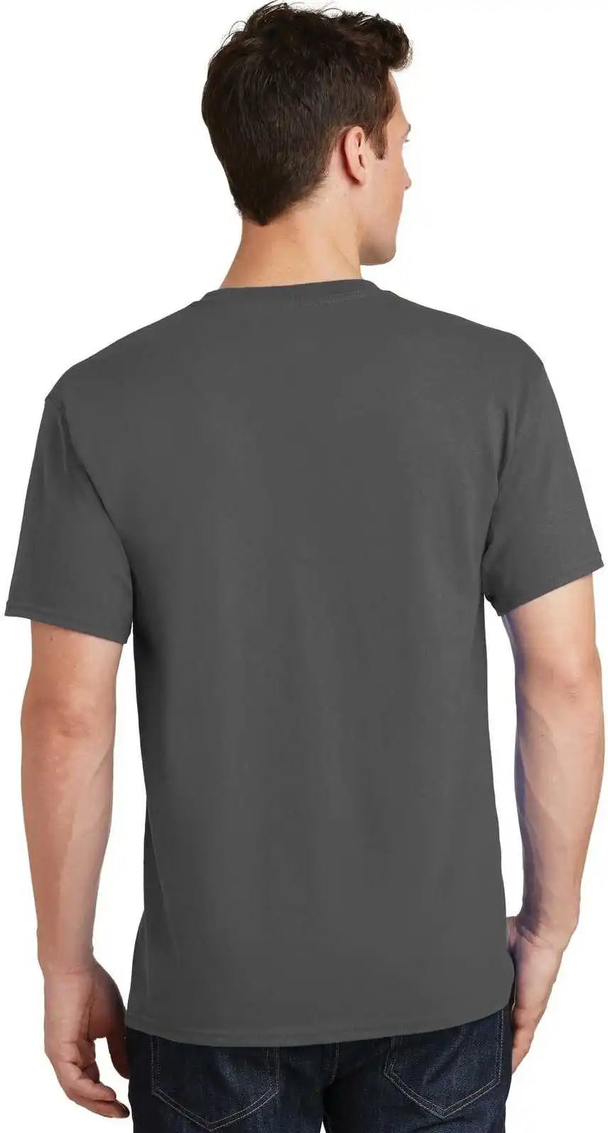 Port & Company Pc54t Tall Core Cotton Tee - Charcoal