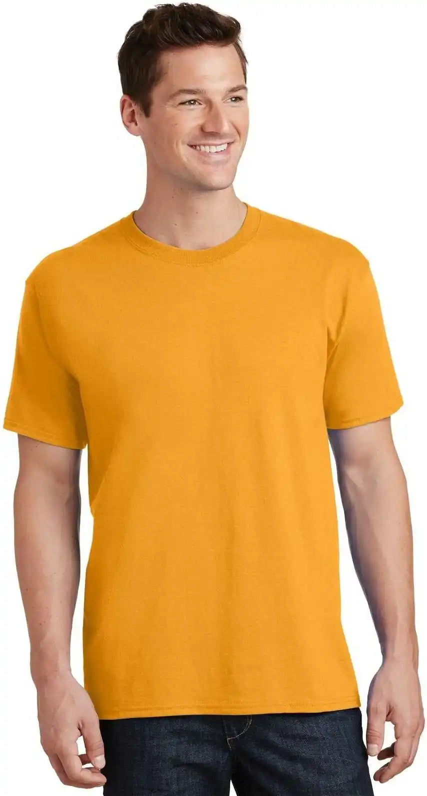 Port & Company Pc54t Tall Core Cotton Tee Gold
