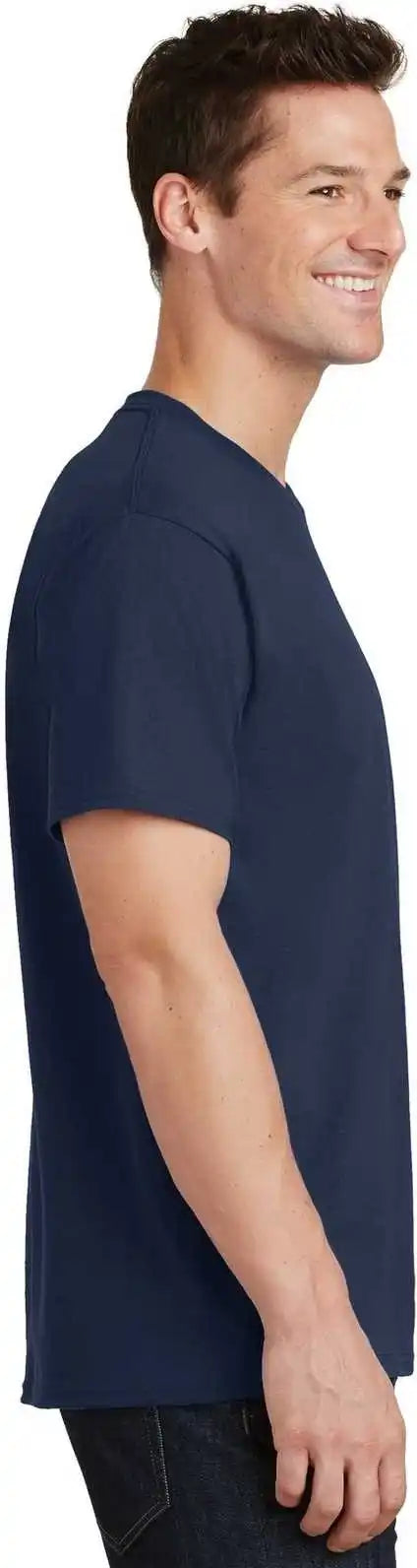 Port &amp; Company Pc54t Tall Core Cotton Tee Navy