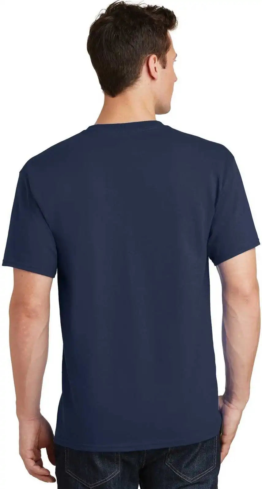 Port &amp; Company Pc54t Tall Core Cotton Tee Navy