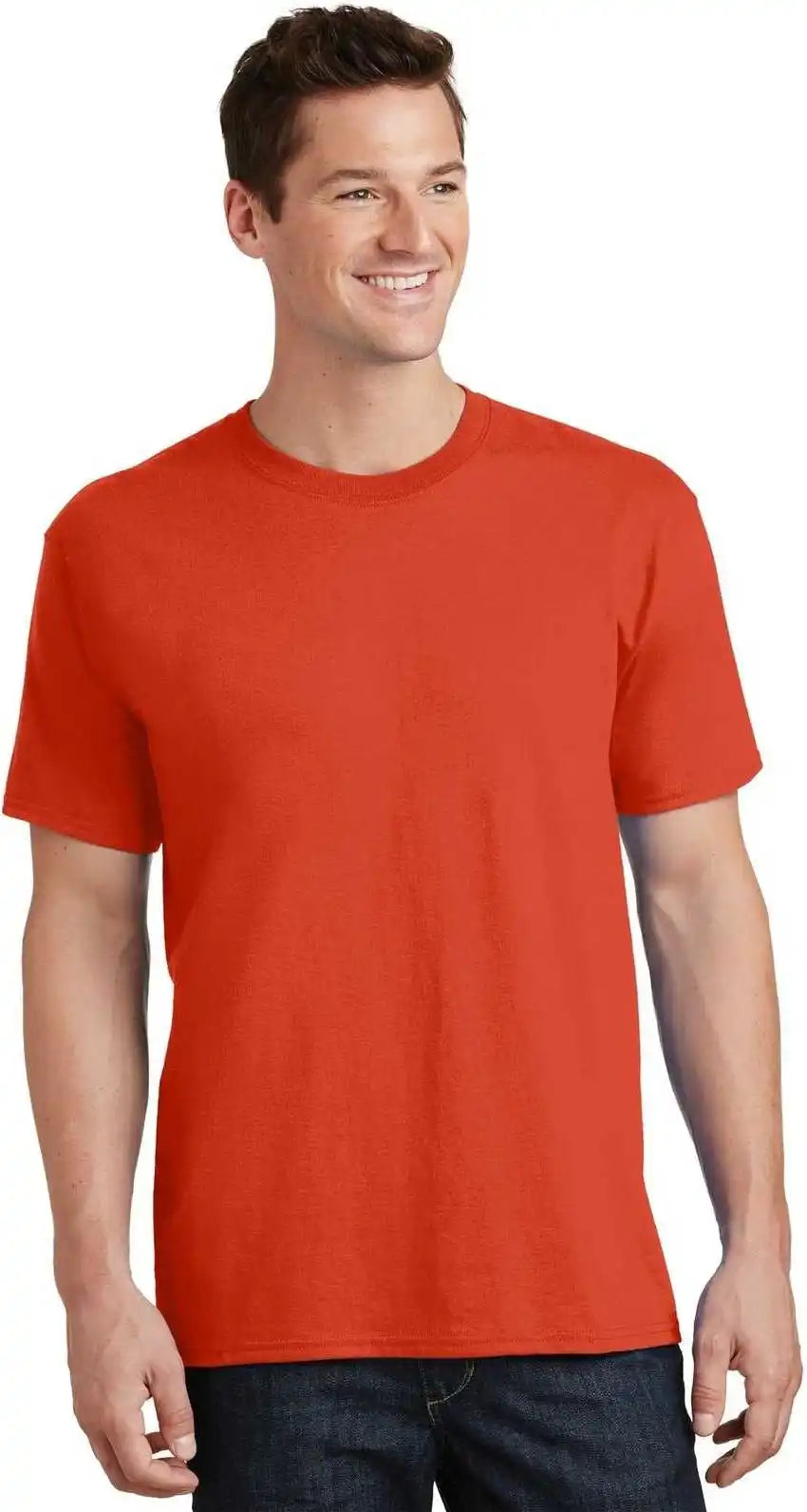Port & Company Pc54t Tall Core Cotton Tee Orange