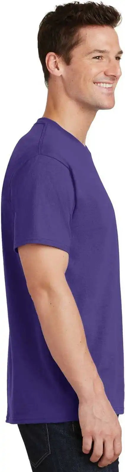 Port &amp; Company Pc54t Tall Core Cotton Tee Purple
