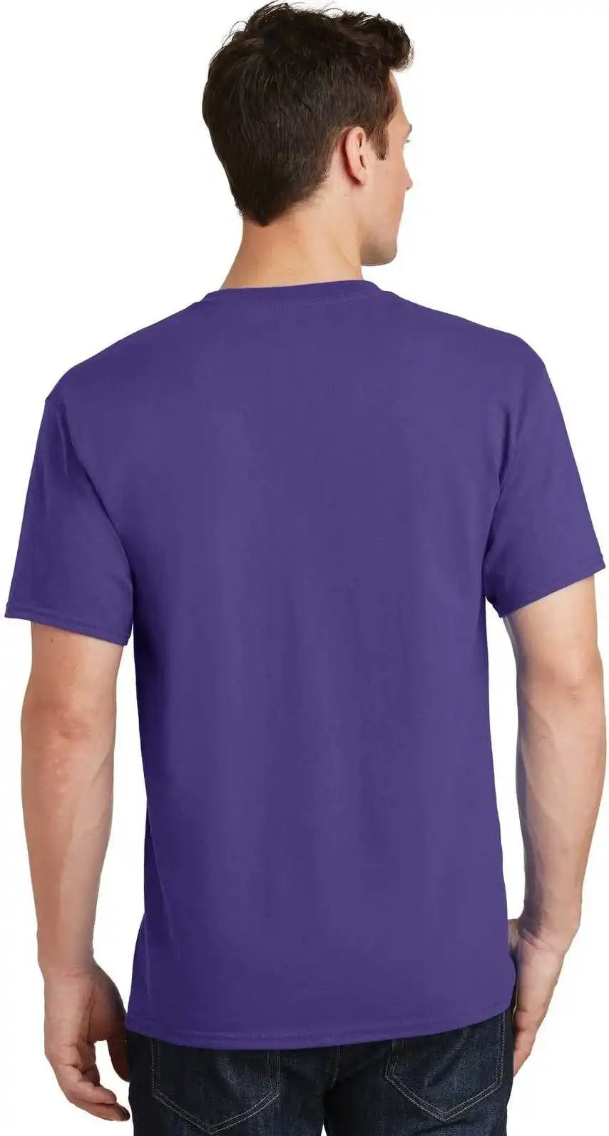 Port & Company Pc54t Tall Core Cotton Tee Purple