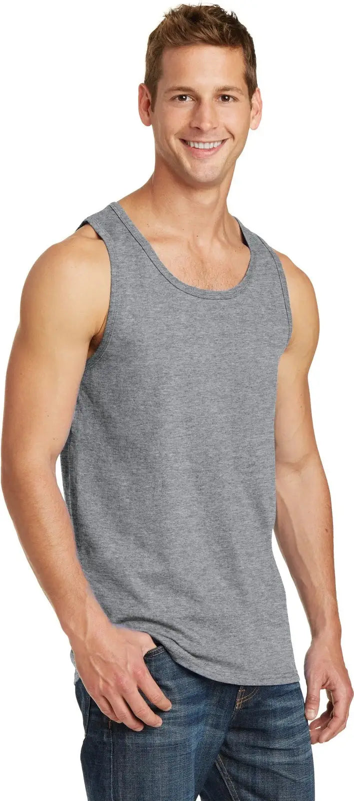 Port & Company Pc54tt co Core Cotton Tank Top - Athletic Heather