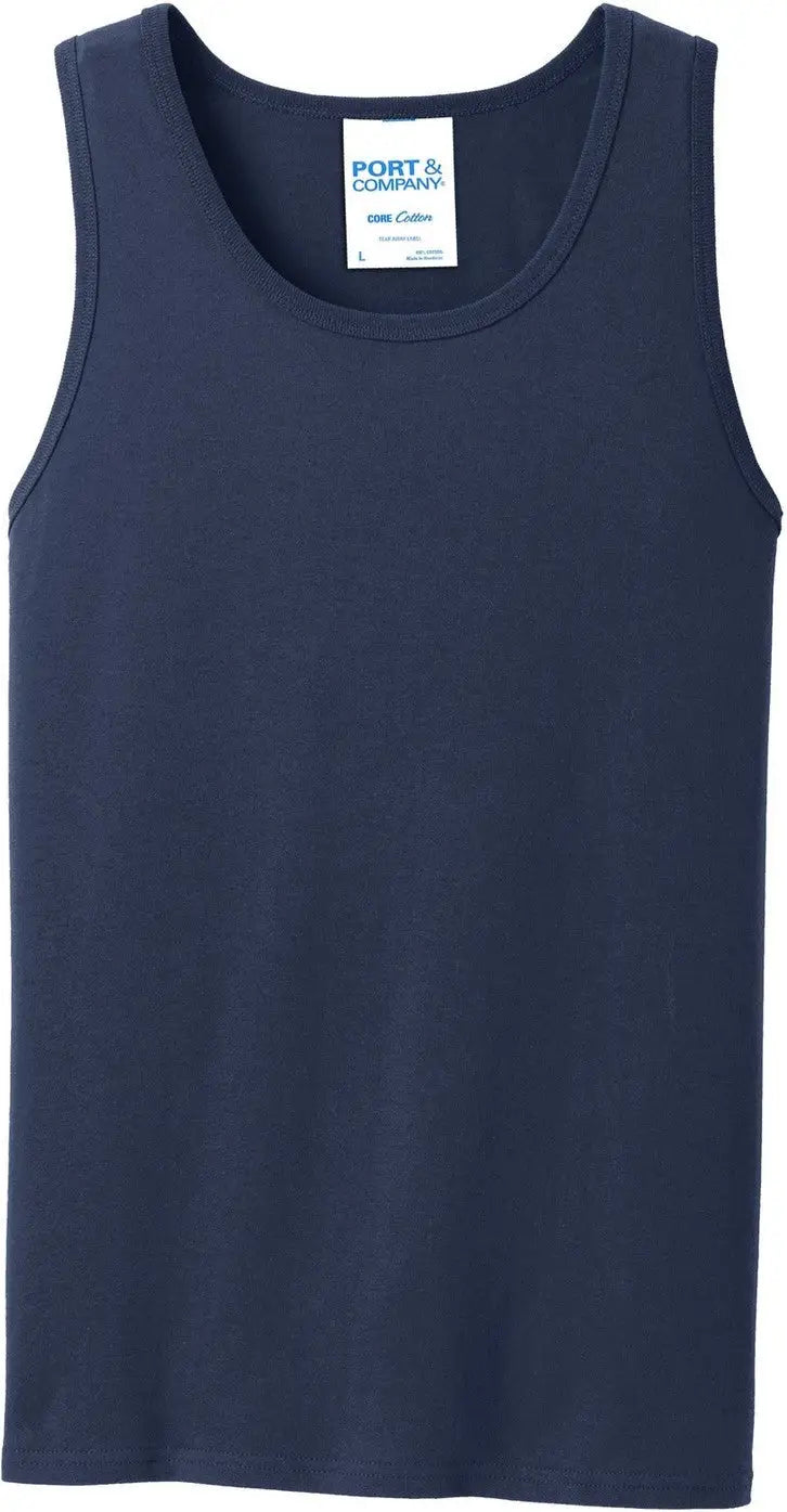 Port & Company Pc54tt co Core Cotton Tank Top - Navy