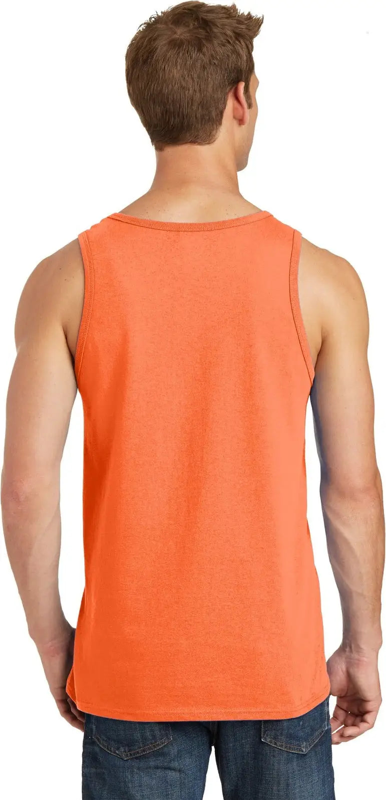Port & Company Pc54tt co Core Cotton Tank Top - Neon Orange