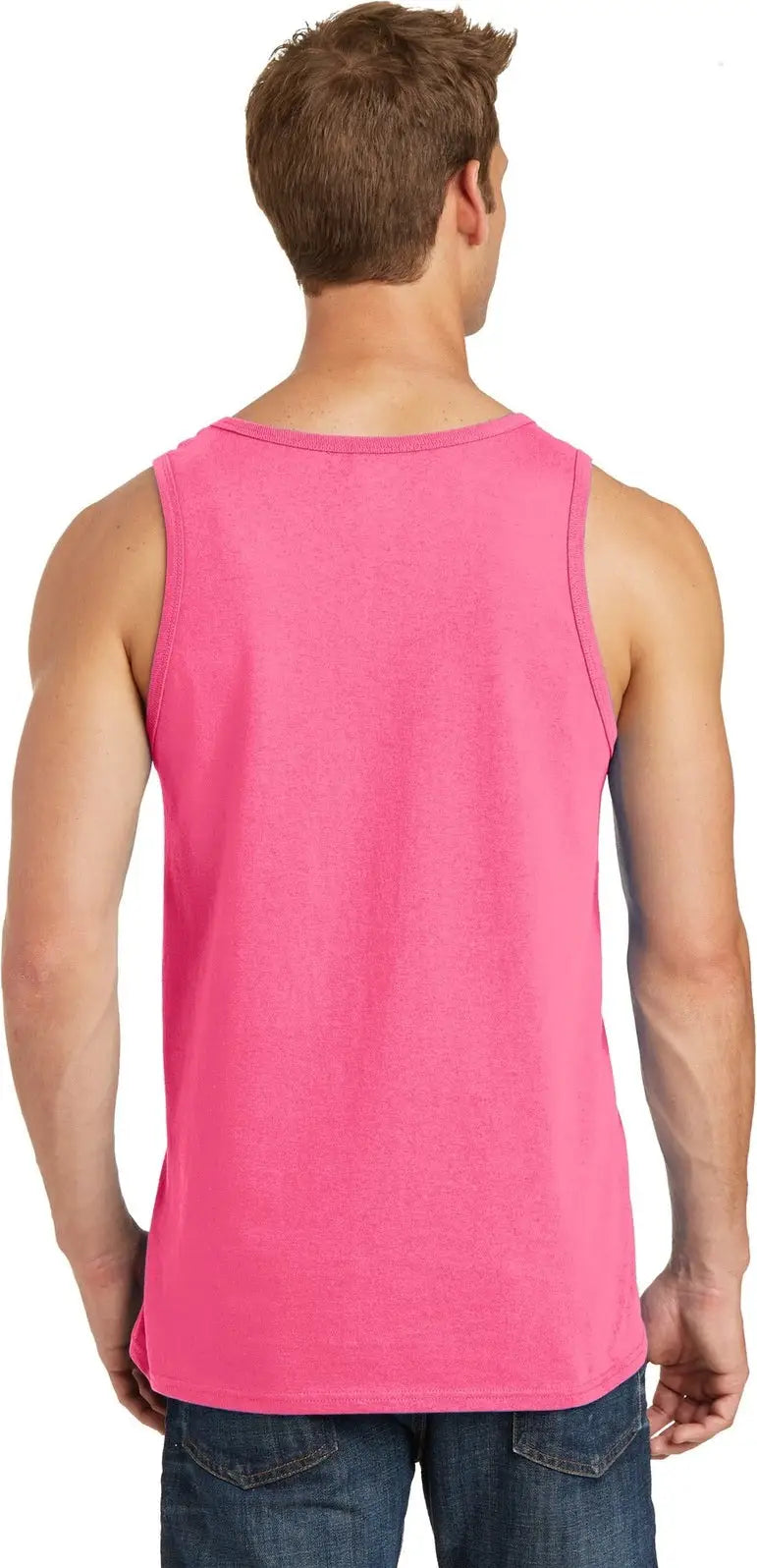 Port & Company Pc54tt co Core Cotton Tank Top - Neon Pink