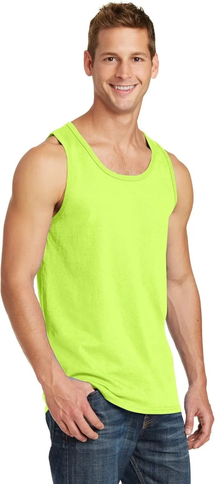 Port & Company Pc54tt co Core Cotton Tank Top - Neon Yellow