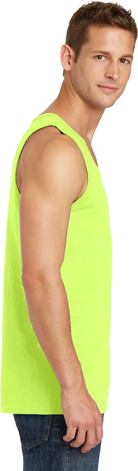 Port & Company Pc54tt co Core Cotton Tank Top - Neon Yellow