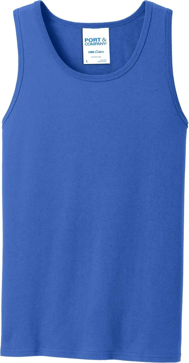 Port & Company Pc54tt co Core Cotton Tank Top - Royal