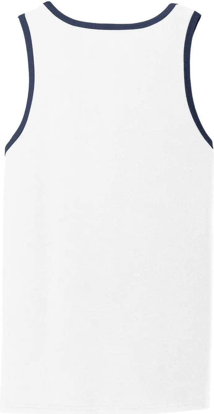 Port & Company Pc54tt co Core Cotton Tank Top - White Navy
