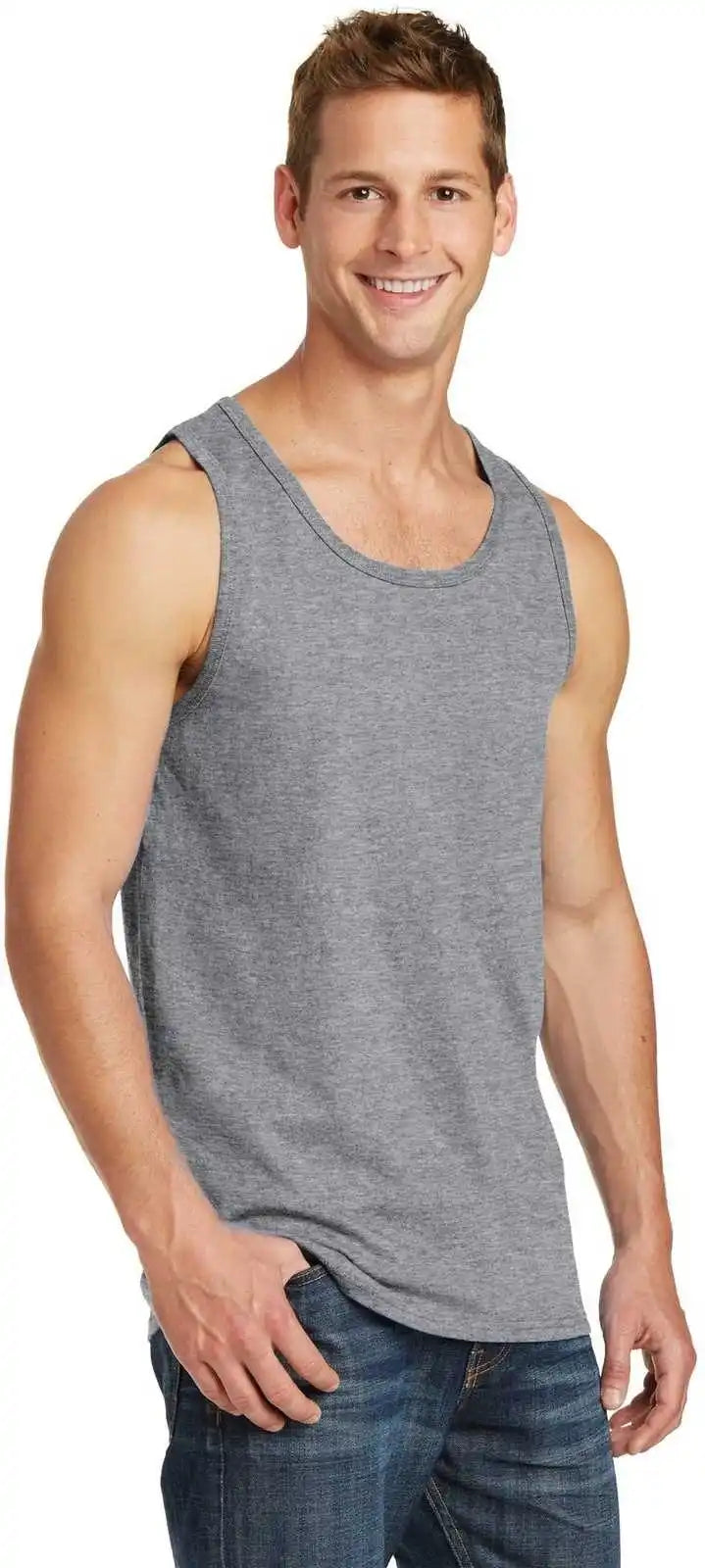 Port & Company Pc54tt Core Cotton Tank Top - Athletic Heather