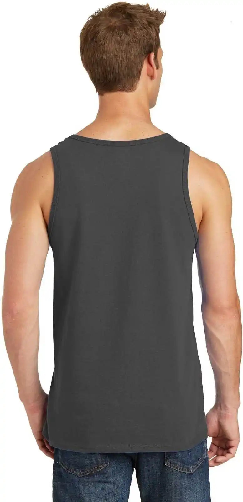 Port &amp; Company Pc54tt Core Cotton Tank Top Charcoal