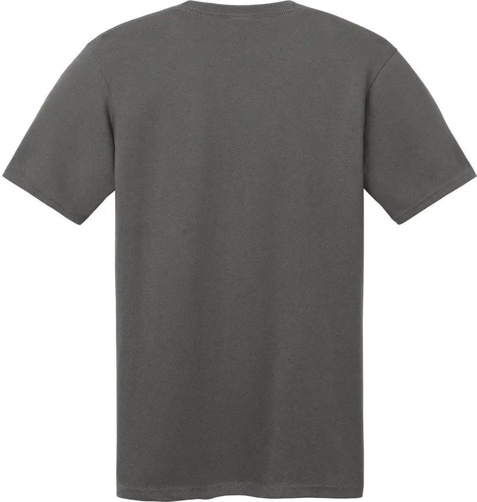 Port & Company Pc54v co Core Cotton V-neck Tee - Charcoal - Adult s