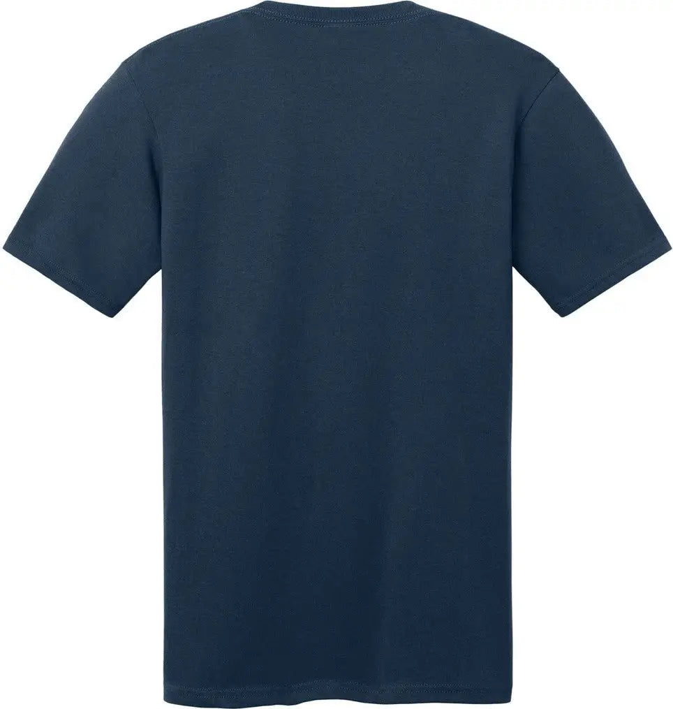Port & Company Pc54v co Core Cotton V-neck Tee - Navy
