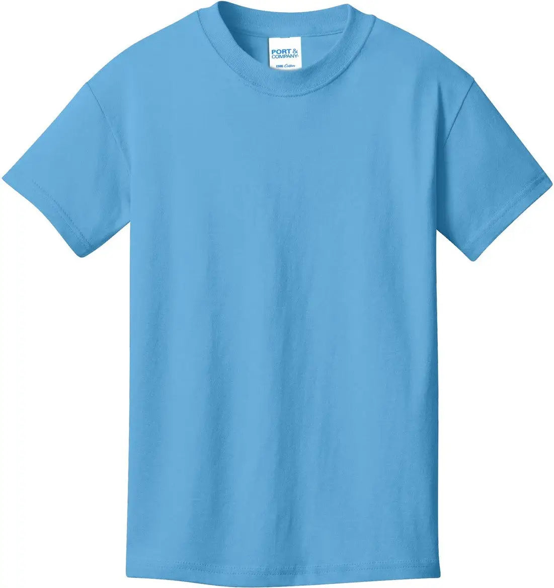 Port & Company Pc54y co Youth Core Cotton Tee - Aquatic Blue