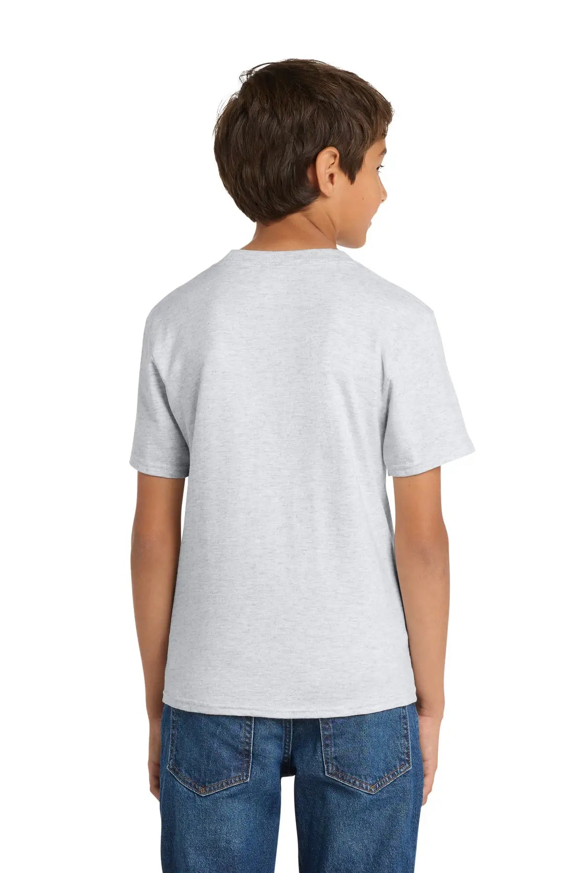 Port & Company Pc54y co Youth Core Cotton Tee - Ash