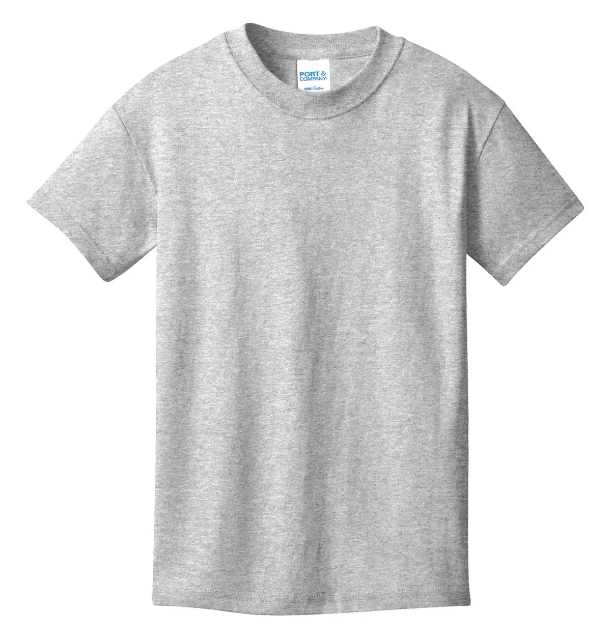 Port & Company Pc54y co Youth Core Cotton Tee - Ash