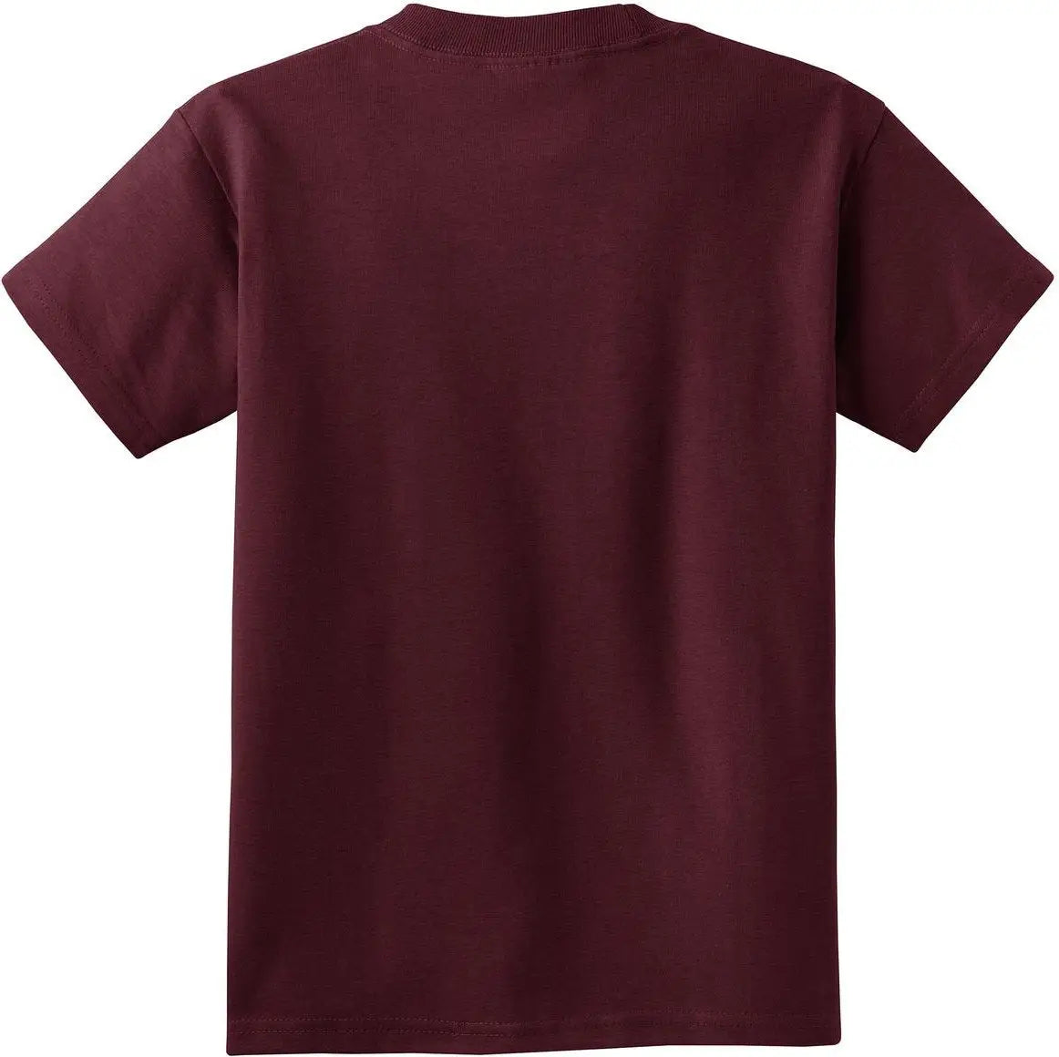 Port & Company Pc54y co Youth Core Cotton Tee - Athletic Maroon - Xs