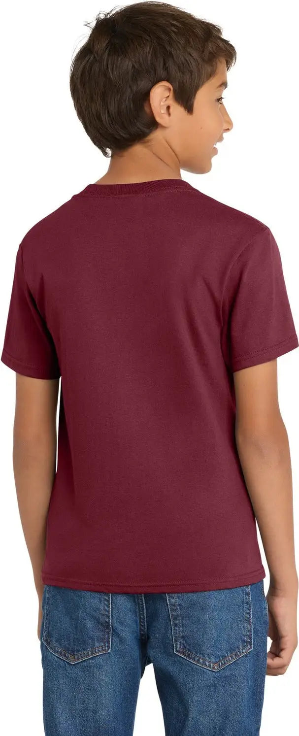 Port & Company Pc54y co Youth Core Cotton Tee - Cardinal