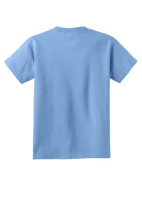 Port & Company Pc54y co Youth Core Cotton Tee - Carolina Blue