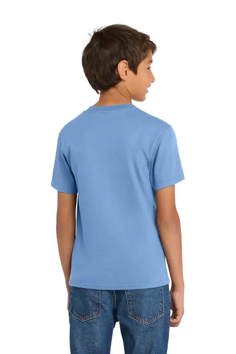 Port & Company Pc54y co Youth Core Cotton Tee - Carolina Blue