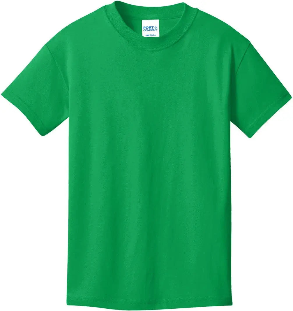 Port & Company Pc54y co Youth Core Cotton Tee - Clover Green