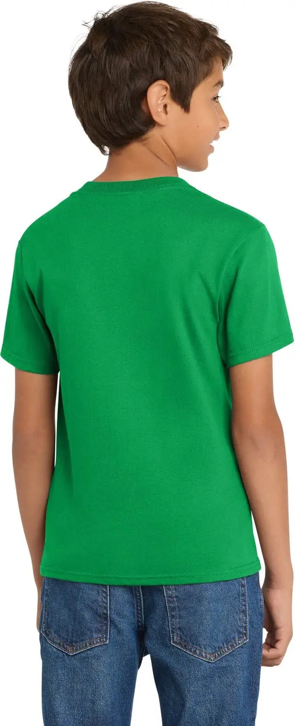 Port & Company Pc54y co Youth Core Cotton Tee - Clover Green