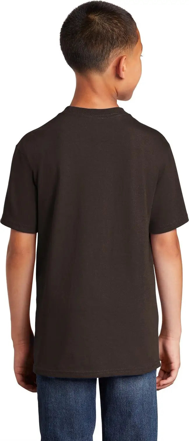 Port & Company Pc54y co Youth Core Cotton Tee - Dark Chocolate Brown