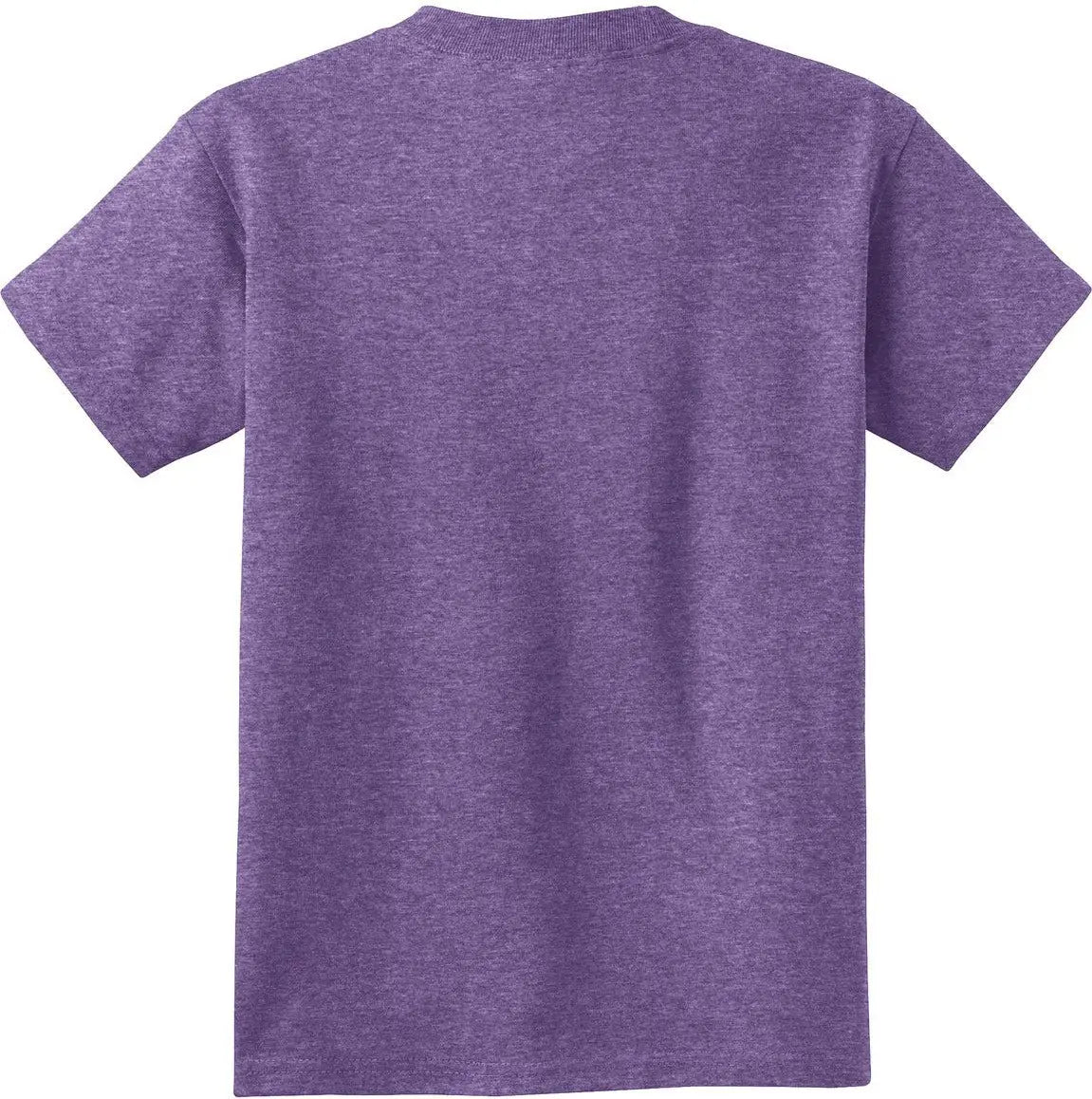 Port & Company Pc54y co Youth Core Cotton Tee - Heather Purple