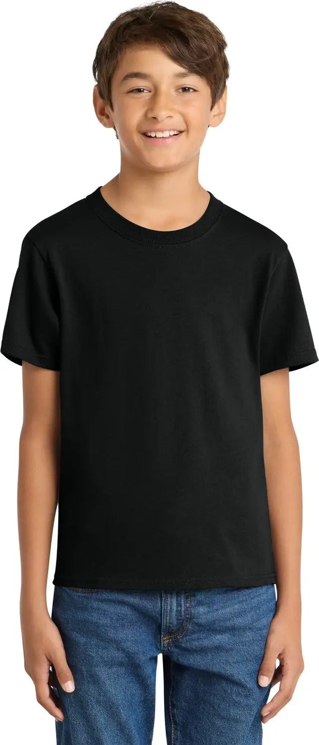Port & Company Pc54y co Youth Core Cotton Tee - Jet Black