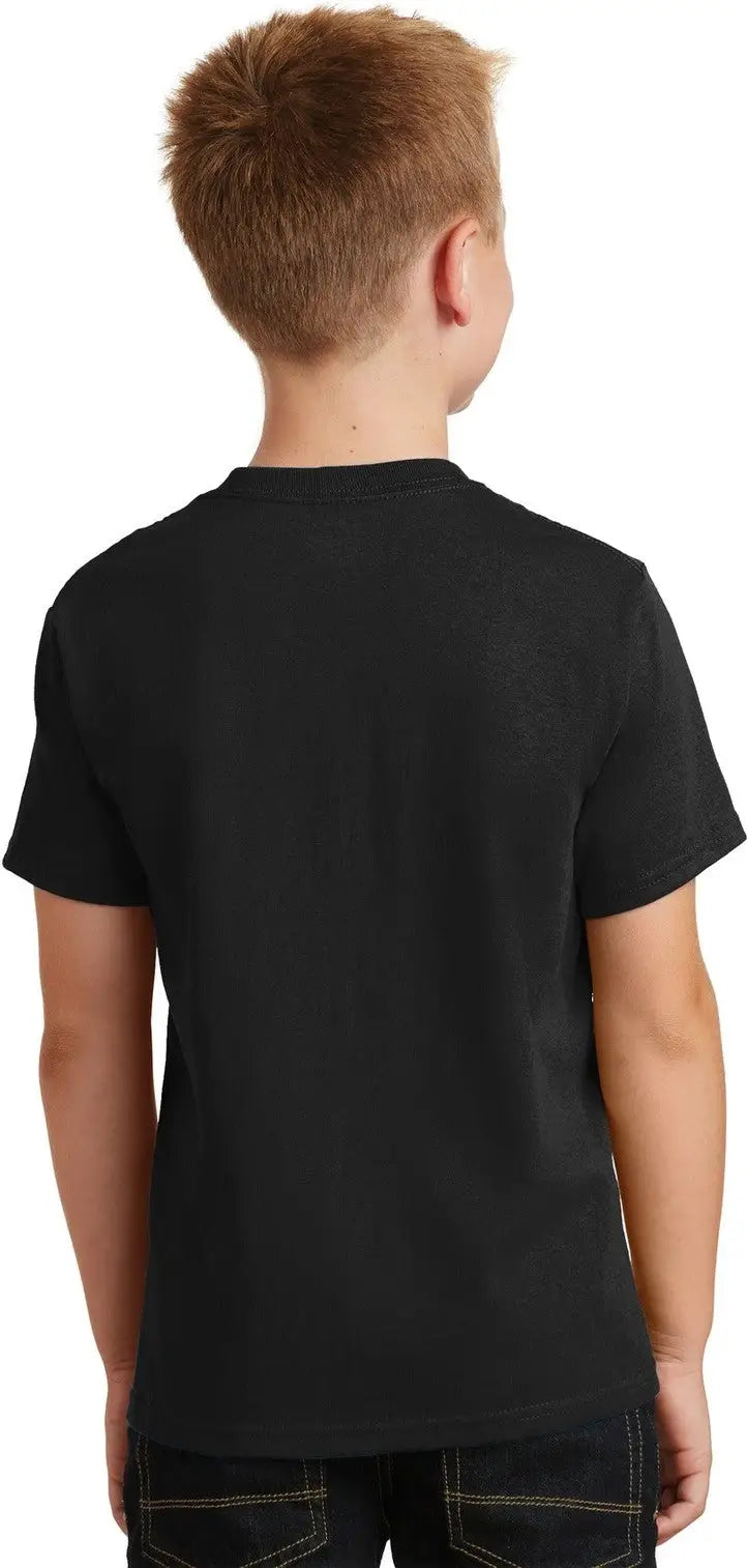 Port & Company Pc54y co Youth Core Cotton Tee - Jet Black