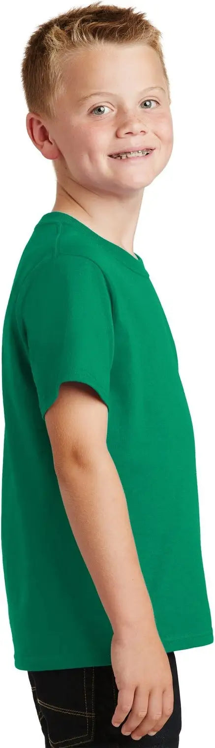 Port & Company Pc54y co Youth Core Cotton Tee - Kelly