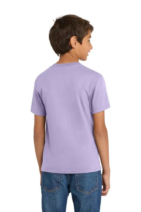 Port & Company Pc54y co Youth Core Cotton Tee - Lavender - Xs