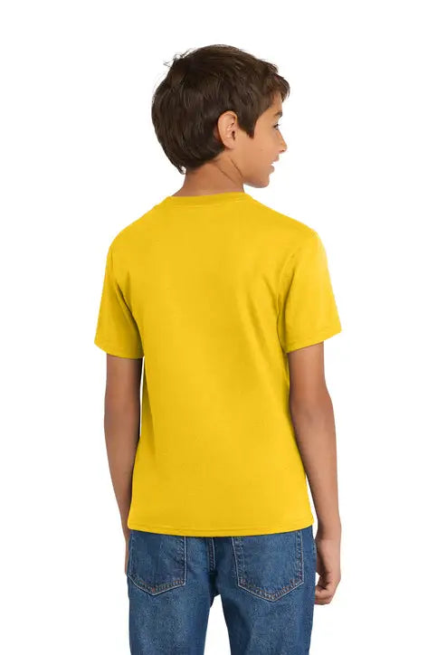 Port & Company Pc54y co Youth Core Cotton Tee - Lemon Yellow