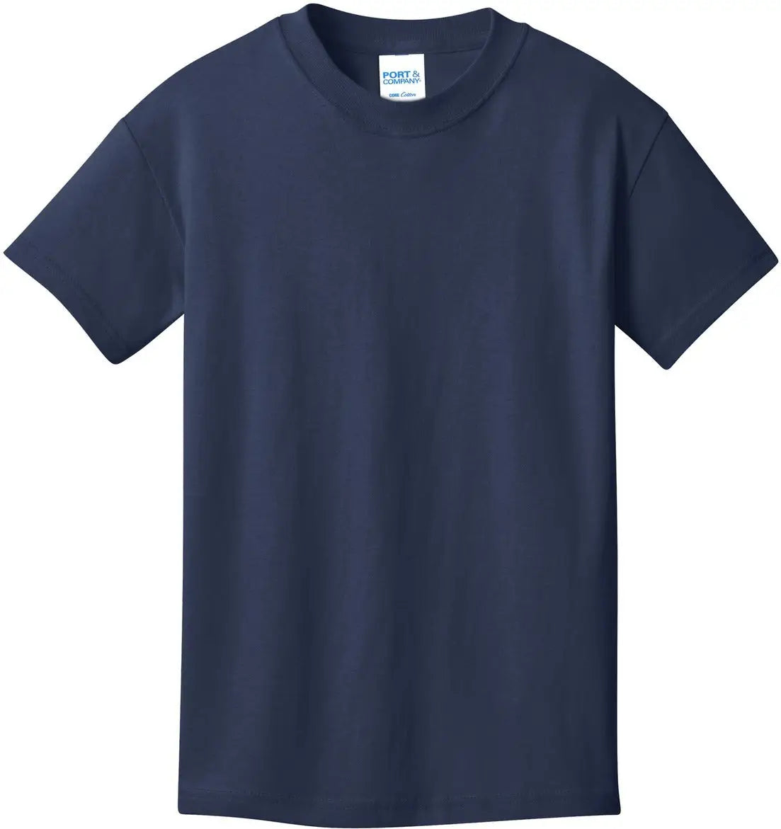 Port & Company Pc54y co Youth Core Cotton Tee - Navy