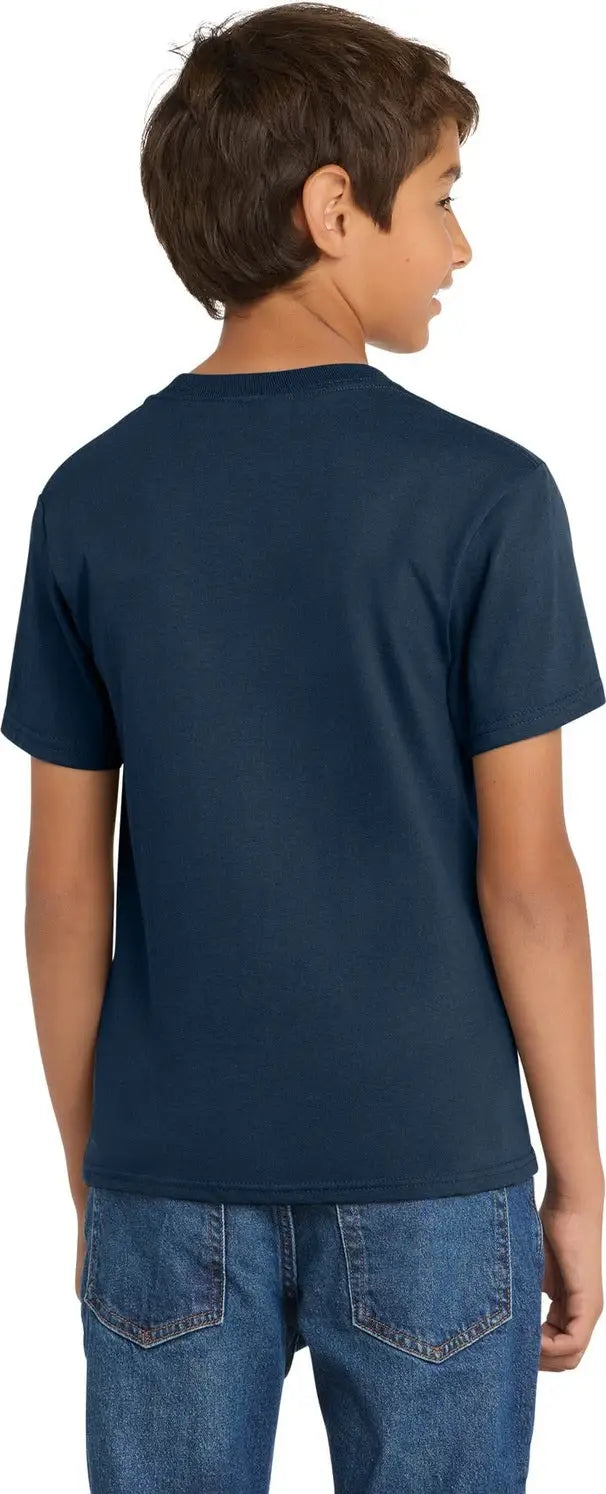 Port & Company Pc54y co Youth Core Cotton Tee - Navy