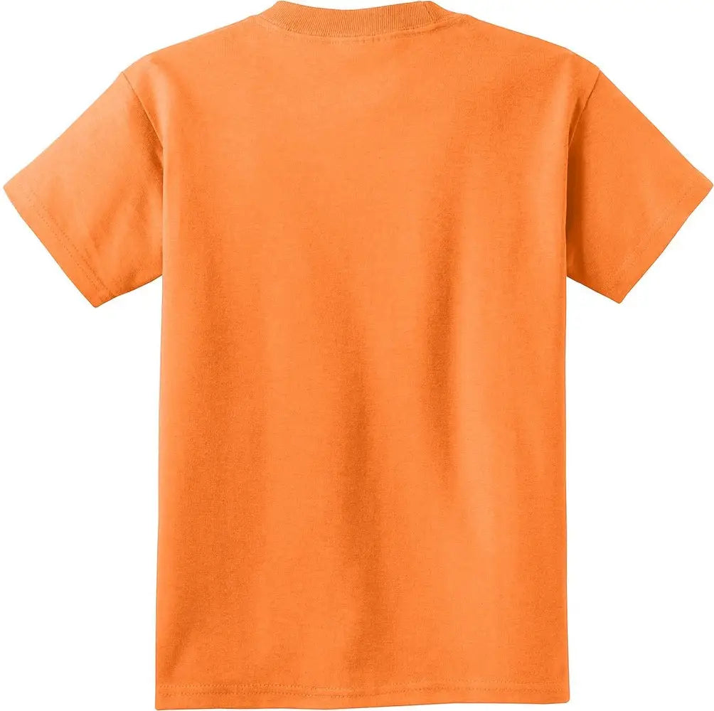 Port & Company Pc54y co Youth Core Cotton Tee - Neon Orange