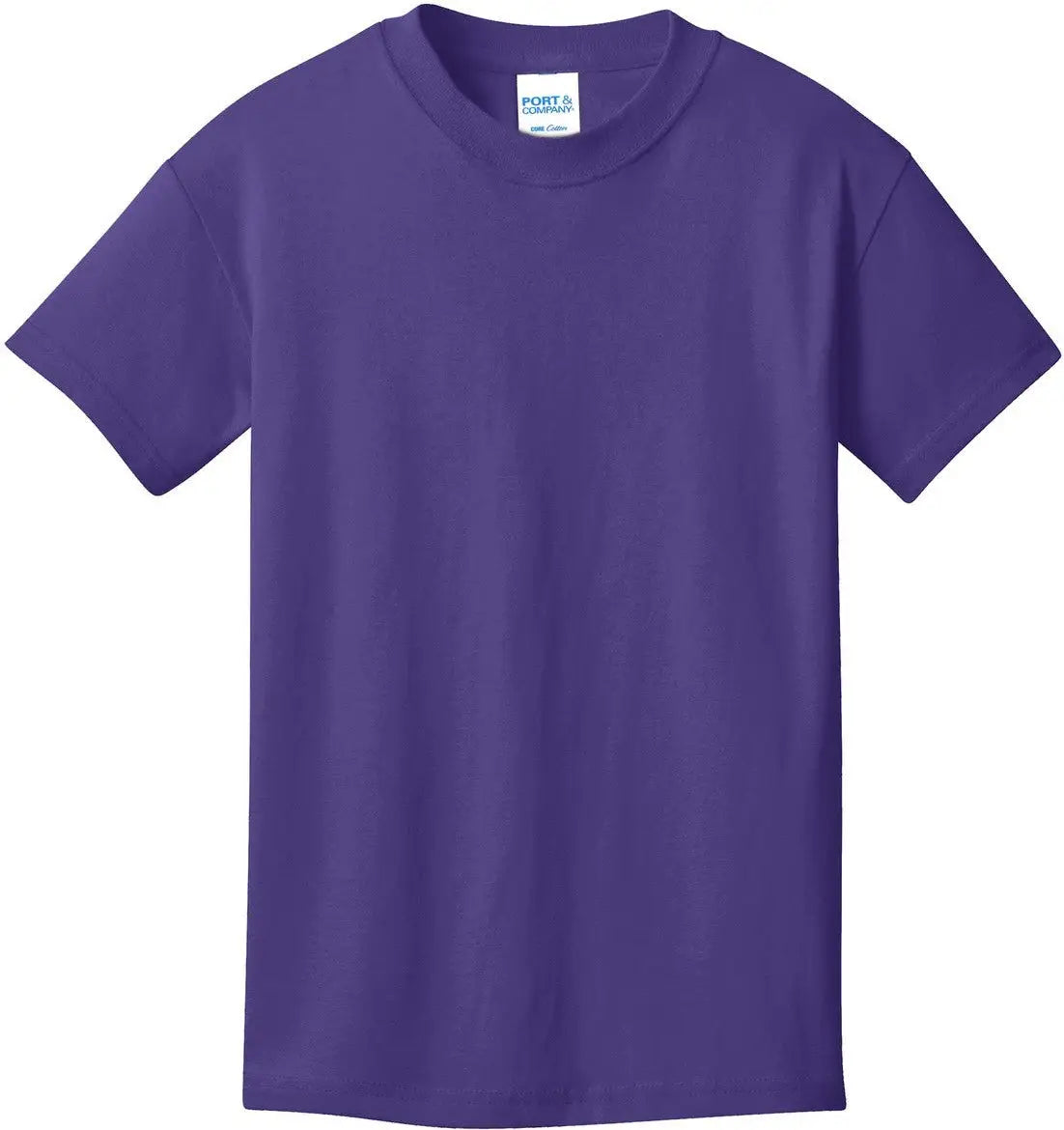 Port & Company Pc54y co Youth Core Cotton Tee - Purple