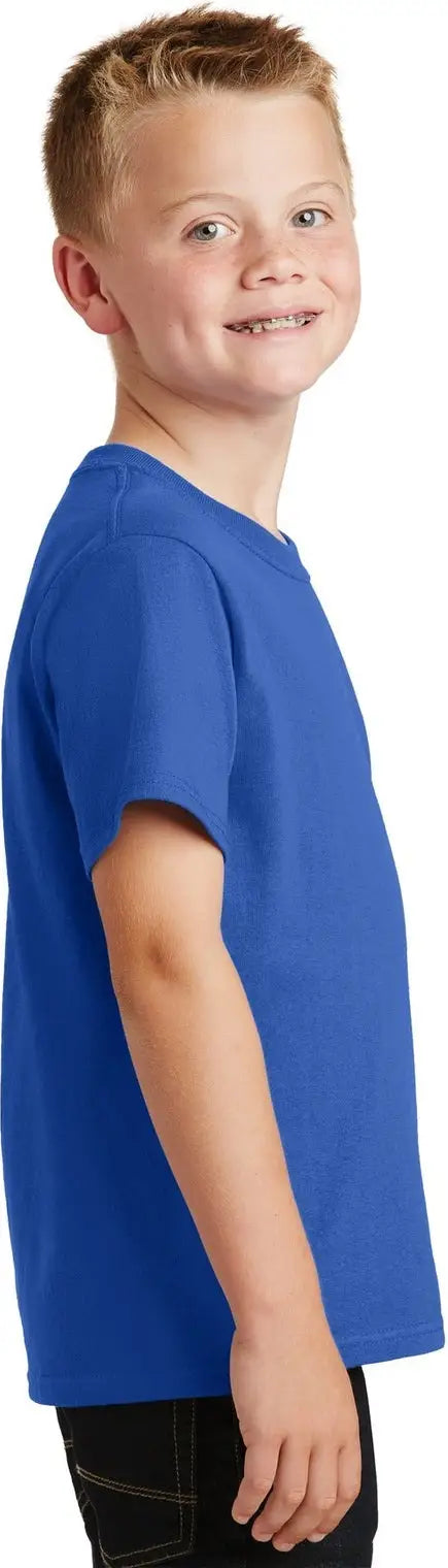 Port & Company Pc54y co Youth Core Cotton Tee - Royal