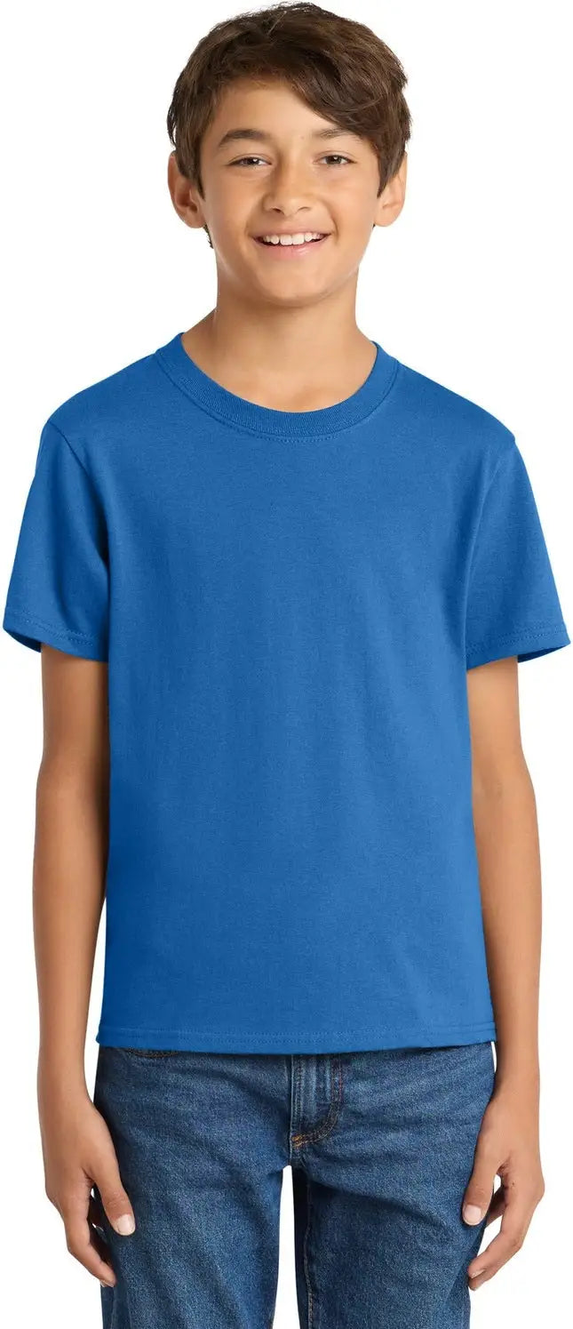 Port & Company Pc54y co Youth Core Cotton Tee - Royal
