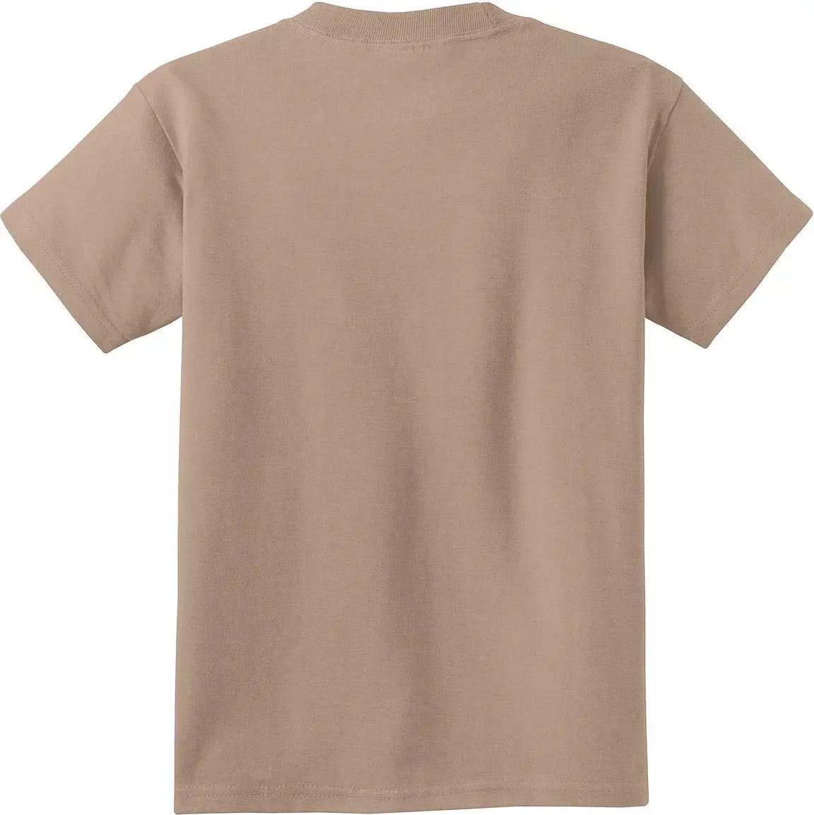 Port & Company Pc54y co Youth Core Cotton Tee - Sand - Xs