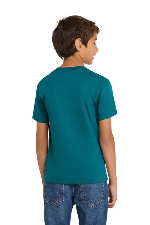 Port & Company Pc54y co Youth Core Cotton Tee - Teal