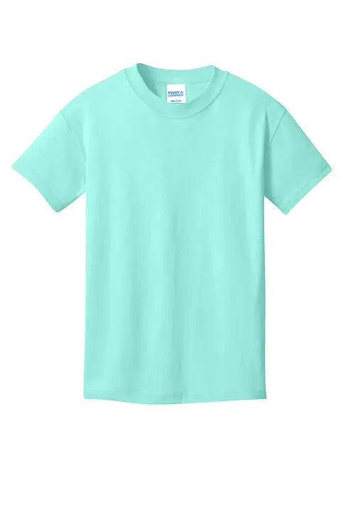 Port & Company Pc54y co Youth Core Cotton Tee - True Celadon
