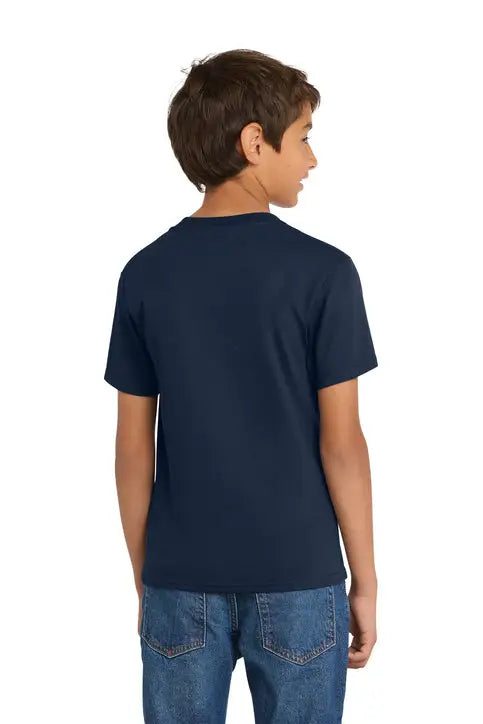 Port & Company Pc54y co Youth Core Cotton Tee - True Navy