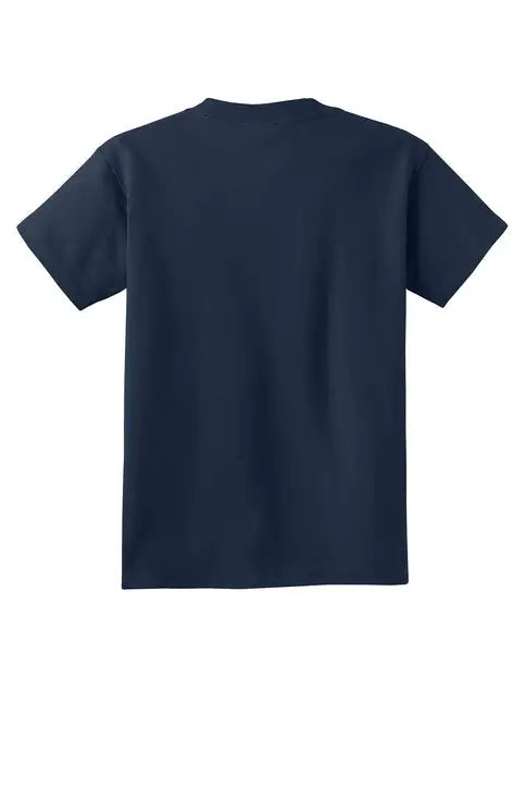 Port & Company Pc54y co Youth Core Cotton Tee - True Navy