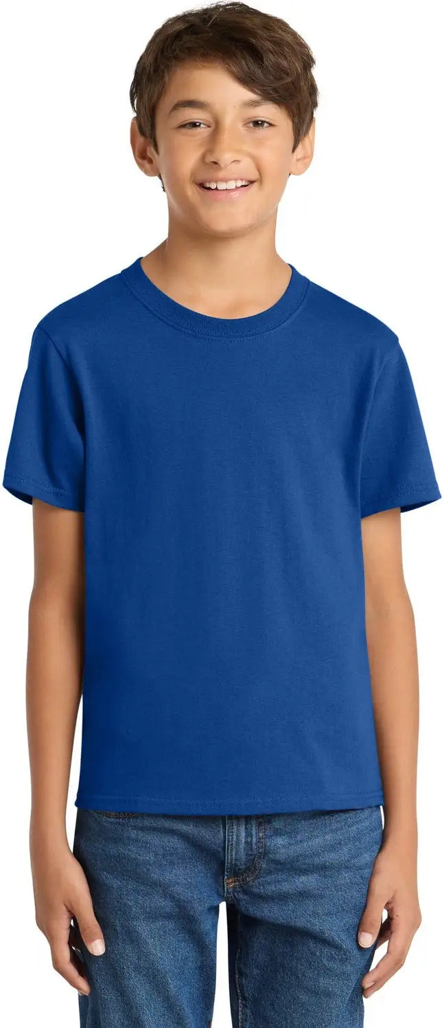 Port & Company Pc54y co Youth Core Cotton Tee - True Royal