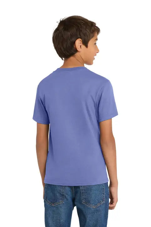 Port & Company Pc54y co Youth Core Cotton Tee - Violet