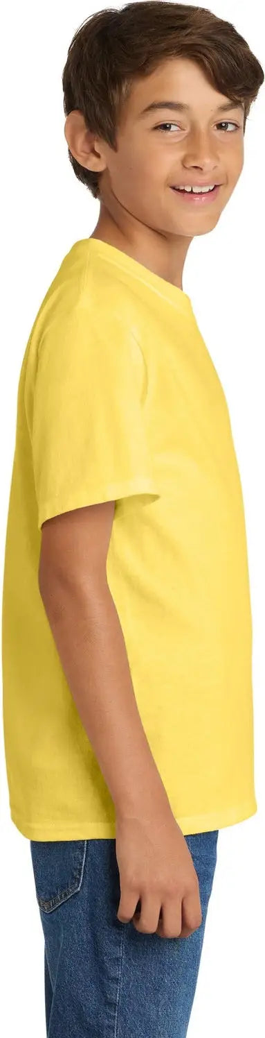 Port & Company Pc54y co Youth Core Cotton Tee - Yellow
