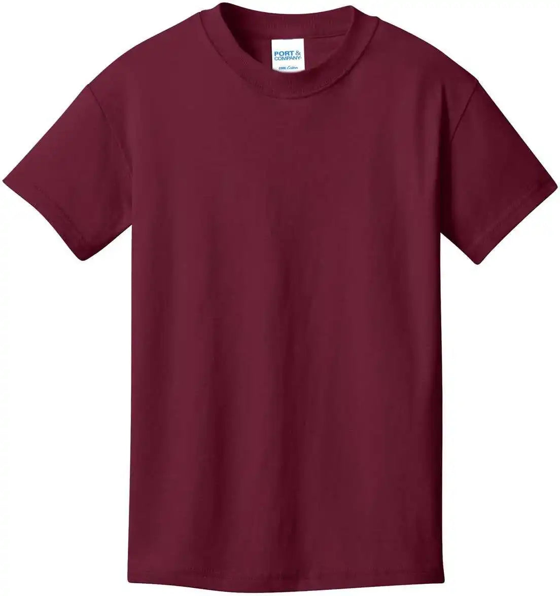 Port & Company Pc54y Youth Core Cotton Tee - Cardinal